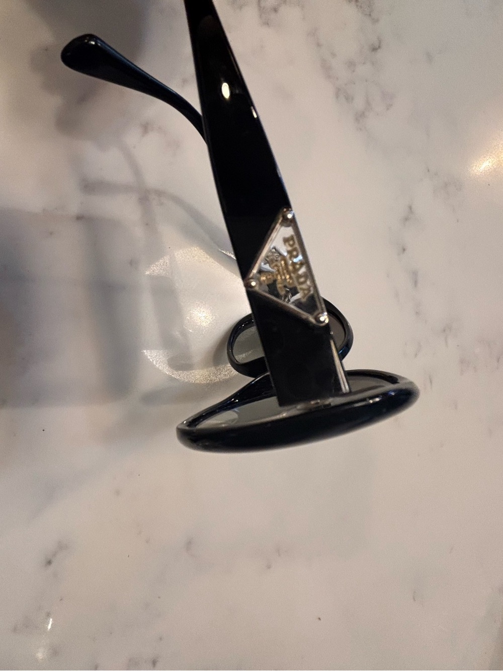Prada Black Oversize Gradient Sunglasses - Picture 4 of 8